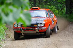 Mike Hurst / Jeremy Wimpey Ford Capri on SS1, Steamboat I.