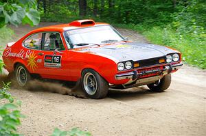 Mike Hurst / Jeremy Wimpey Ford Capri on SS1, Steamboat I.