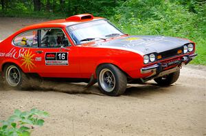 Mike Hurst / Jeremy Wimpey Ford Capri on SS1, Steamboat I.