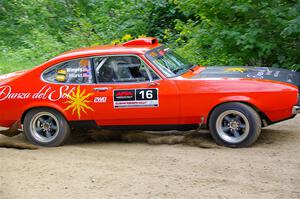 Mike Hurst / Jeremy Wimpey Ford Capri on SS1, Steamboat I.