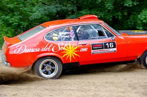 Mike Hurst / Jeremy Wimpey Ford Capri on SS1, Steamboat I.