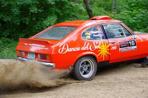 Mike Hurst / Jeremy Wimpey Ford Capri on SS1, Steamboat I.