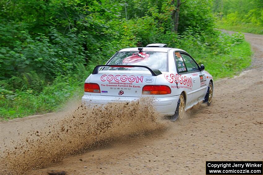 Chuck Surdyke / Cameron Carr Subaru Impreza on SS1, Steamboat I.