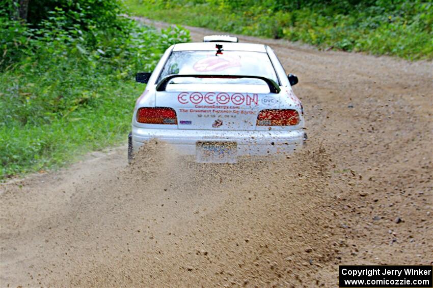 Chuck Surdyke / Cameron Carr Subaru Impreza on SS1, Steamboat I.