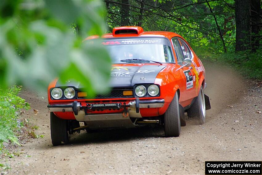 Mike Hurst / Jeremy Wimpey Ford Capri on SS1, Steamboat I.