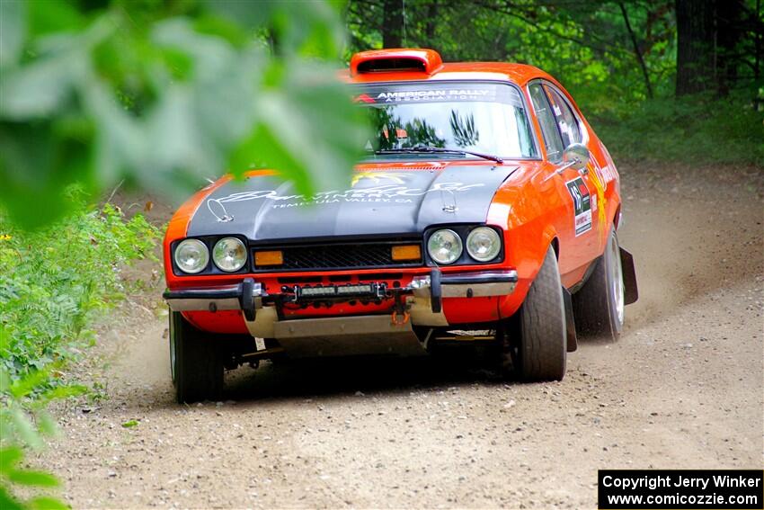 Mike Hurst / Jeremy Wimpey Ford Capri on SS1, Steamboat I.