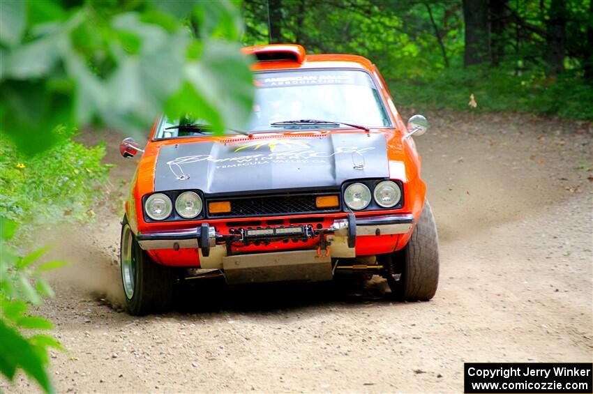 Mike Hurst / Jeremy Wimpey Ford Capri on SS1, Steamboat I.