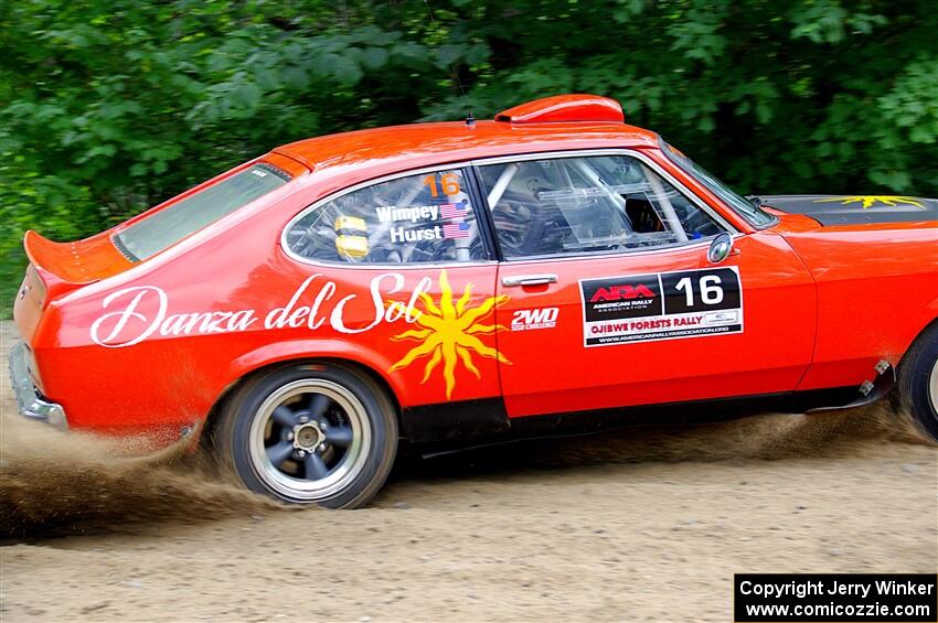 Mike Hurst / Jeremy Wimpey Ford Capri on SS1, Steamboat I.