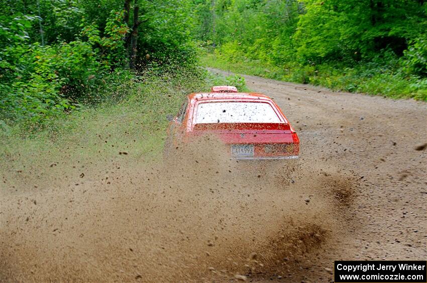 Mike Hurst / Jeremy Wimpey Ford Capri on SS1, Steamboat I.