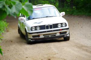 Shanti Witt / Bailey Miller BMW 325is on SS1, Steamboat I.