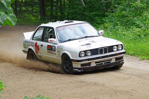 Shanti Witt / Bailey Miller BMW 325is on SS1, Steamboat I.