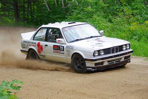 Shanti Witt / Bailey Miller BMW 325is on SS1, Steamboat I.