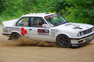 Shanti Witt / Bailey Miller BMW 325is on SS1, Steamboat I.