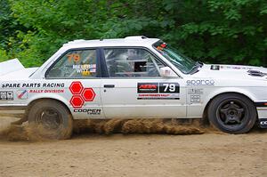 Shanti Witt / Bailey Miller BMW 325is on SS1, Steamboat I.