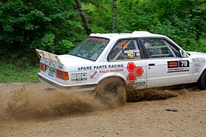 Shanti Witt / Bailey Miller BMW 325is on SS1, Steamboat I.