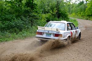 Shanti Witt / Bailey Miller BMW 325is on SS1, Steamboat I.