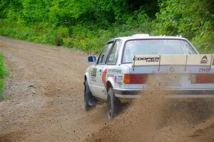 Shanti Witt / Bailey Miller BMW 325is on SS1, Steamboat I.