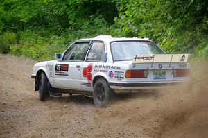 Shanti Witt / Bailey Miller BMW 325is on SS1, Steamboat I.