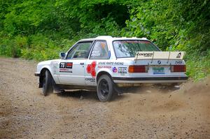 Shanti Witt / Bailey Miller BMW 325is on SS1, Steamboat I.