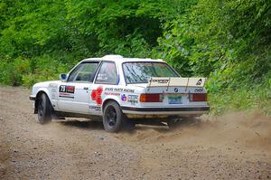 Shanti Witt / Bailey Miller BMW 325is on SS1, Steamboat I.