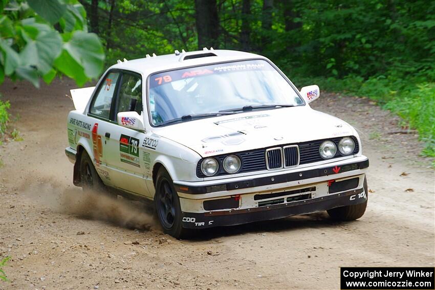 Shanti Witt / Bailey Miller BMW 325is on SS1, Steamboat I.