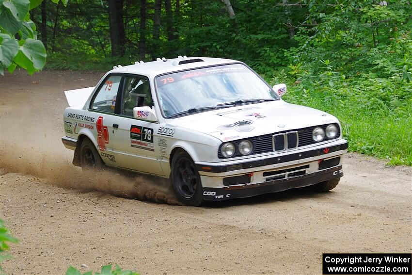 Shanti Witt / Bailey Miller BMW 325is on SS1, Steamboat I.