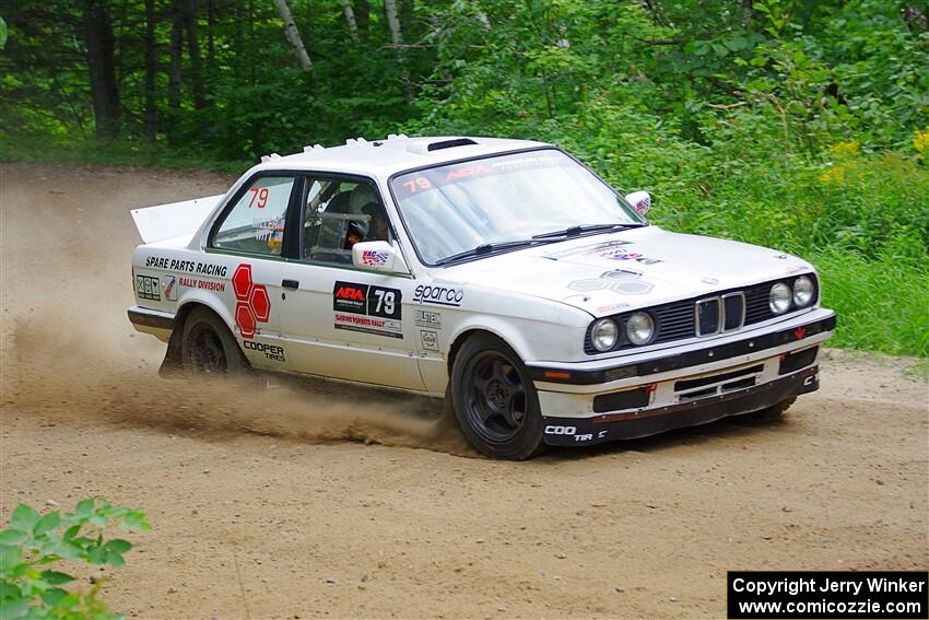 Shanti Witt / Bailey Miller BMW 325is on SS1, Steamboat I.