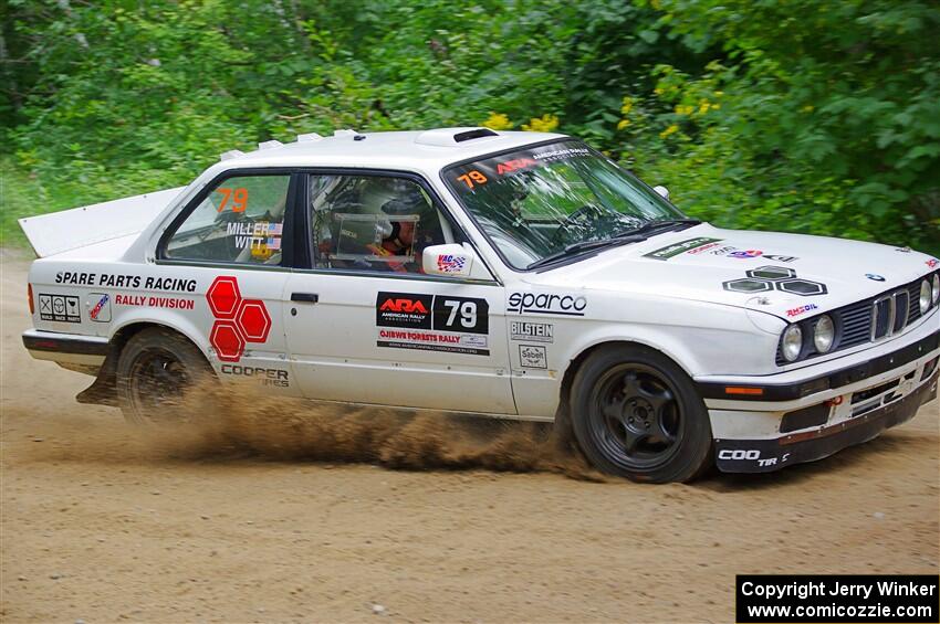 Shanti Witt / Bailey Miller BMW 325is on SS1, Steamboat I.