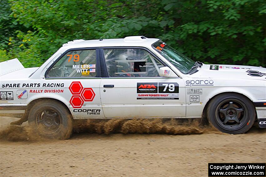 Shanti Witt / Bailey Miller BMW 325is on SS1, Steamboat I.