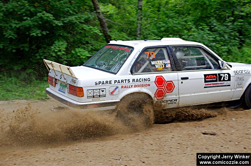 Shanti Witt / Bailey Miller BMW 325is on SS1, Steamboat I.