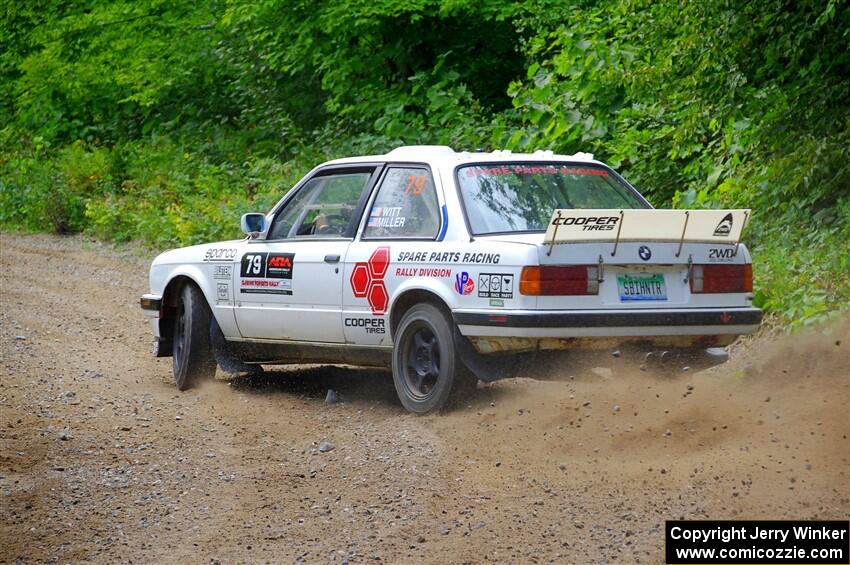 Shanti Witt / Bailey Miller BMW 325is on SS1, Steamboat I.