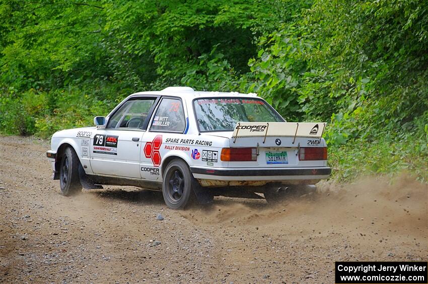 Shanti Witt / Bailey Miller BMW 325is on SS1, Steamboat I.