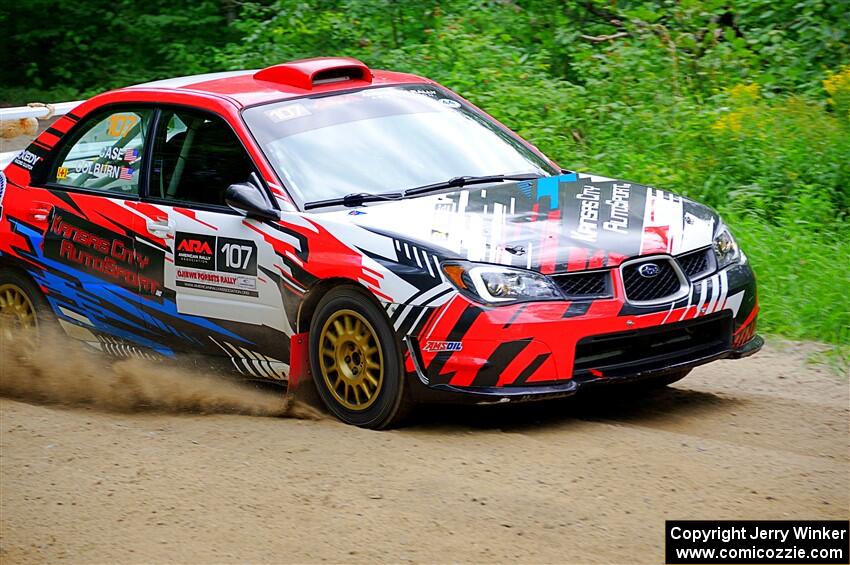 Dan Colburn / Cameron Case Subaru Impreza on SS1, Steamboat I.