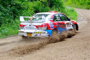 Dan Colburn / Cameron Case Subaru Impreza on SS1, Steamboat I.