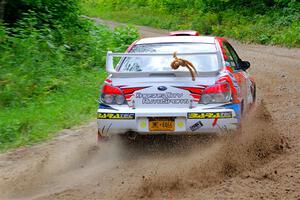 Dan Colburn / Cameron Case Subaru Impreza on SS1, Steamboat I.