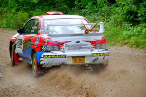 Dan Colburn / Cameron Case Subaru Impreza on SS1, Steamboat I.