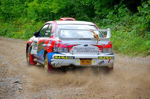 Dan Colburn / Cameron Case Subaru Impreza on SS1, Steamboat I.