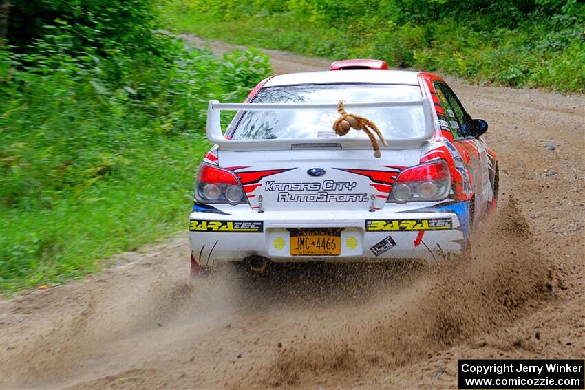 Dan Colburn / Cameron Case Subaru Impreza on SS1, Steamboat I.