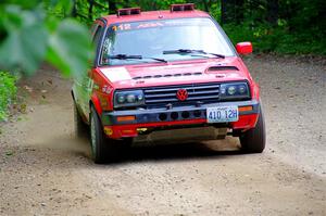 Adam Hardin / Eric Schlee VW Jetta GLI on SS1, Steamboat I.