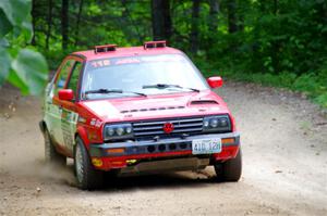 Adam Hardin / Eric Schlee VW Jetta GLI on SS1, Steamboat I.