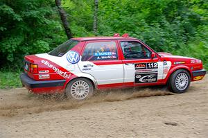 Adam Hardin / Eric Schlee VW Jetta GLI on SS1, Steamboat I.