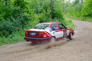 Adam Hardin / Eric Schlee VW Jetta GLI on SS1, Steamboat I.