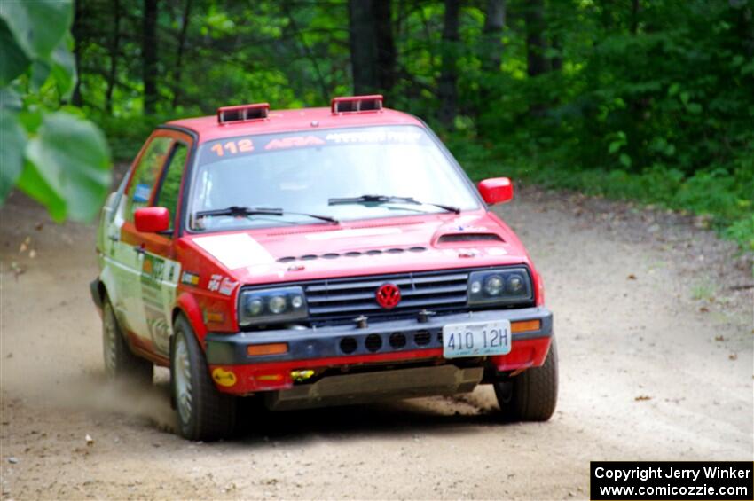 Adam Hardin / Eric Schlee VW Jetta GLI on SS1, Steamboat I.