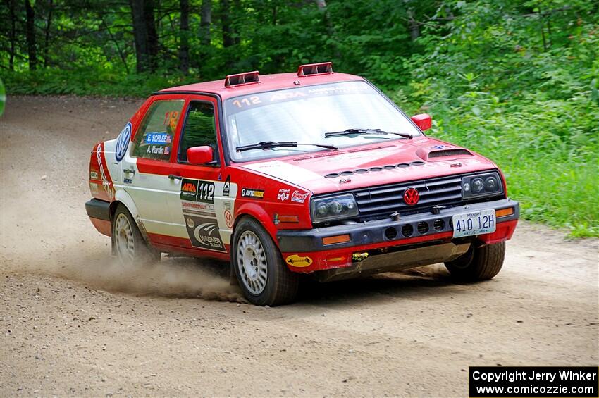 Adam Hardin / Eric Schlee VW Jetta GLI on SS1, Steamboat I.