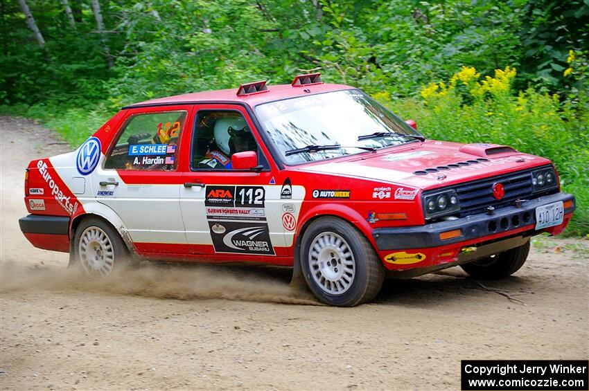 Adam Hardin / Eric Schlee VW Jetta GLI on SS1, Steamboat I.