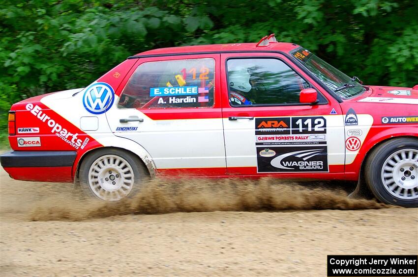 Adam Hardin / Eric Schlee VW Jetta GLI on SS1, Steamboat I.