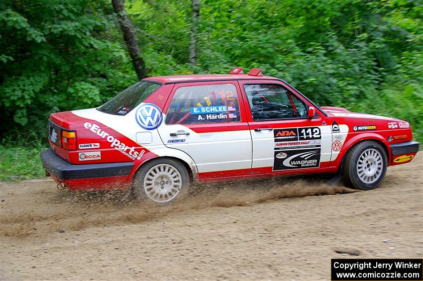 Adam Hardin / Eric Schlee VW Jetta GLI on SS1, Steamboat I.