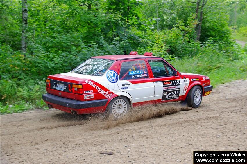 Adam Hardin / Eric Schlee VW Jetta GLI on SS1, Steamboat I.