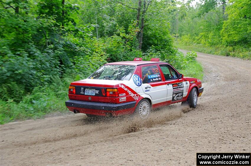 Adam Hardin / Eric Schlee VW Jetta GLI on SS1, Steamboat I.