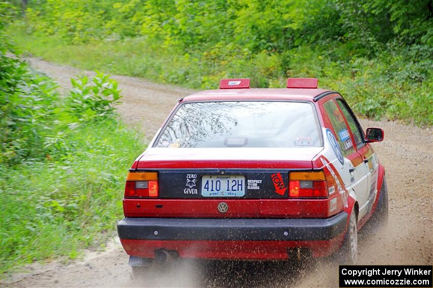 Adam Hardin / Eric Schlee VW Jetta GLI on SS1, Steamboat I.